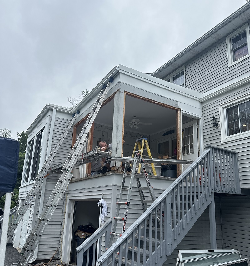 Removal of all the patio doors